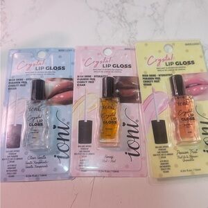 B pure lipgloss BUNDLE clear vanilla honey and passion fruit NEW RELEASE